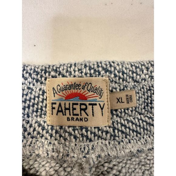Faherty Men’s Whitewater Sweatpants - Blue Grey Shell Loop, size XL - Picture 3 of 9